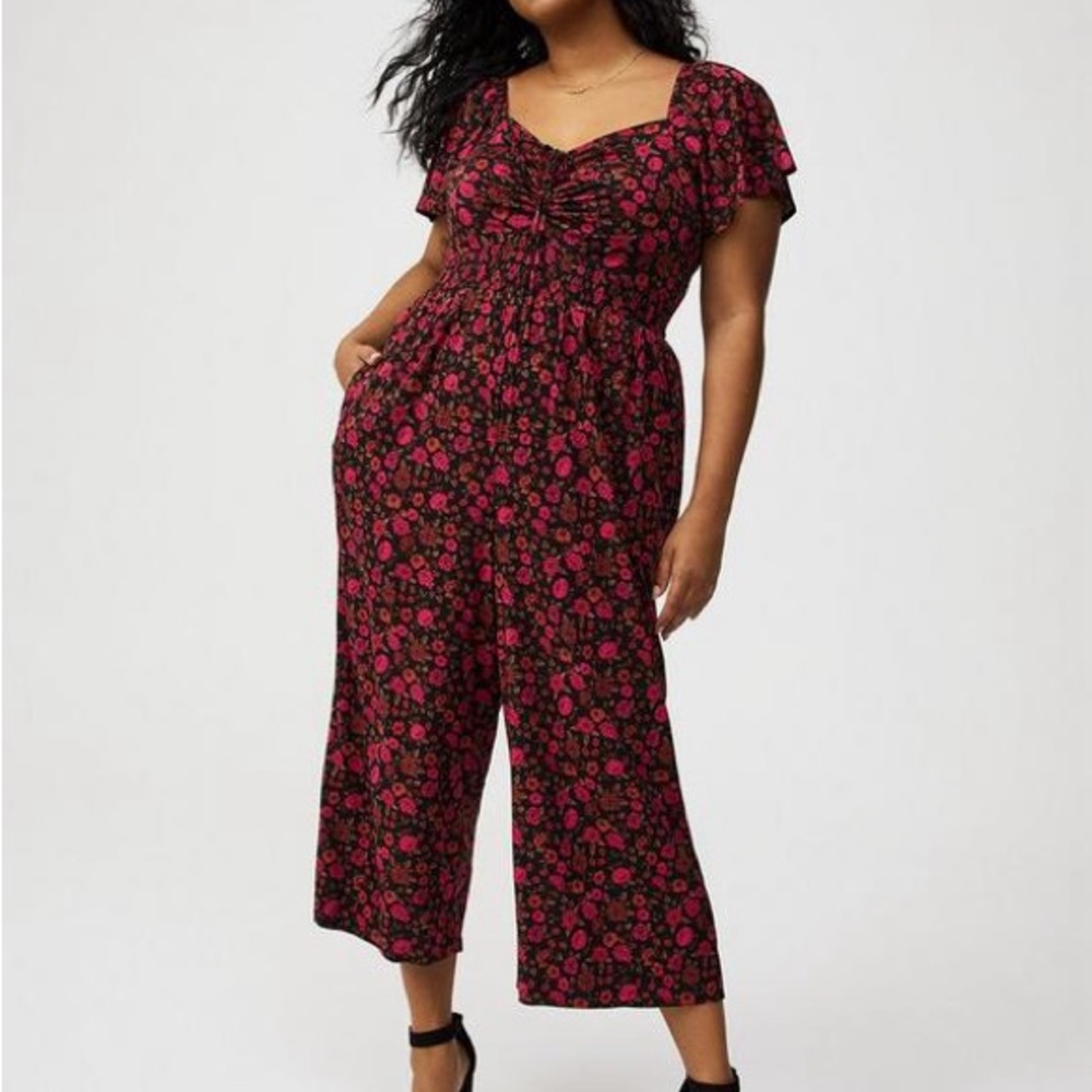 Torrid Flutter Sleeve Jumpsuit - Size 2